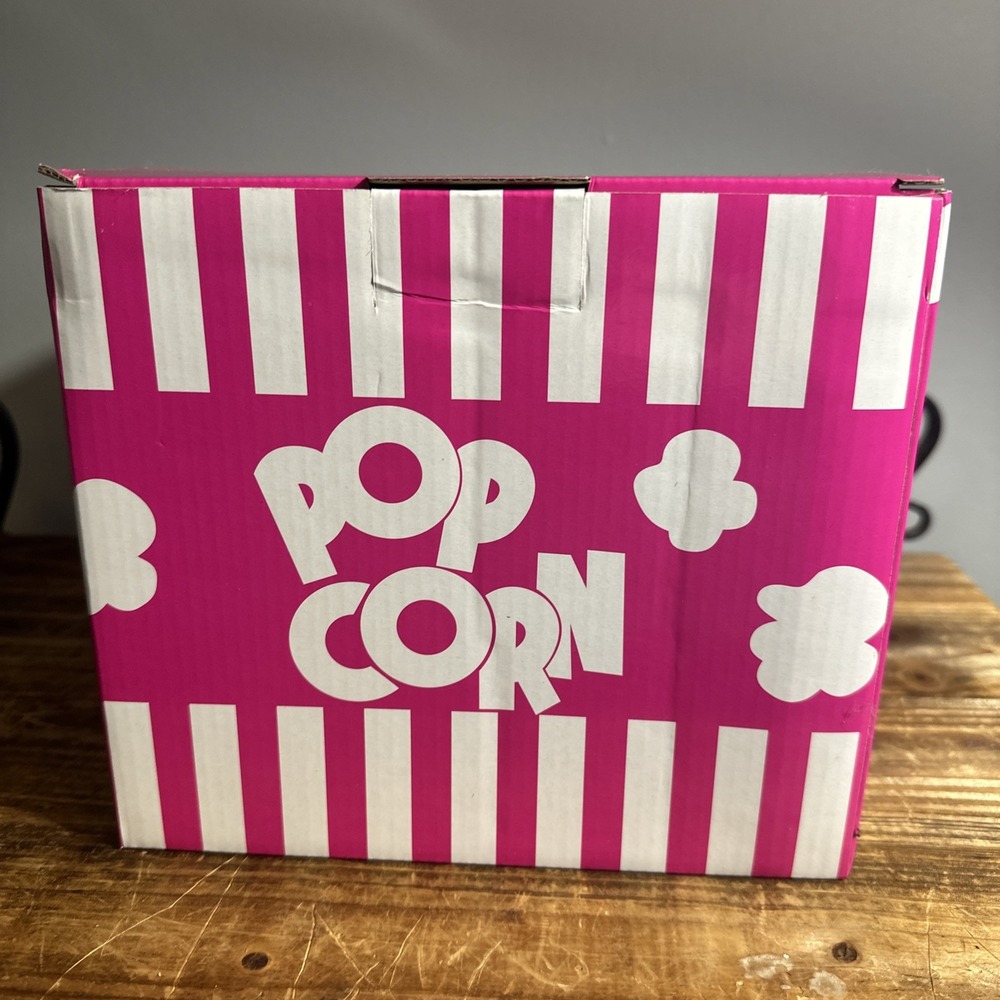Ecolution 3 Qrt Microwave Micro-Pop Popcorn Popper Glass NEW Neon Pink NIB